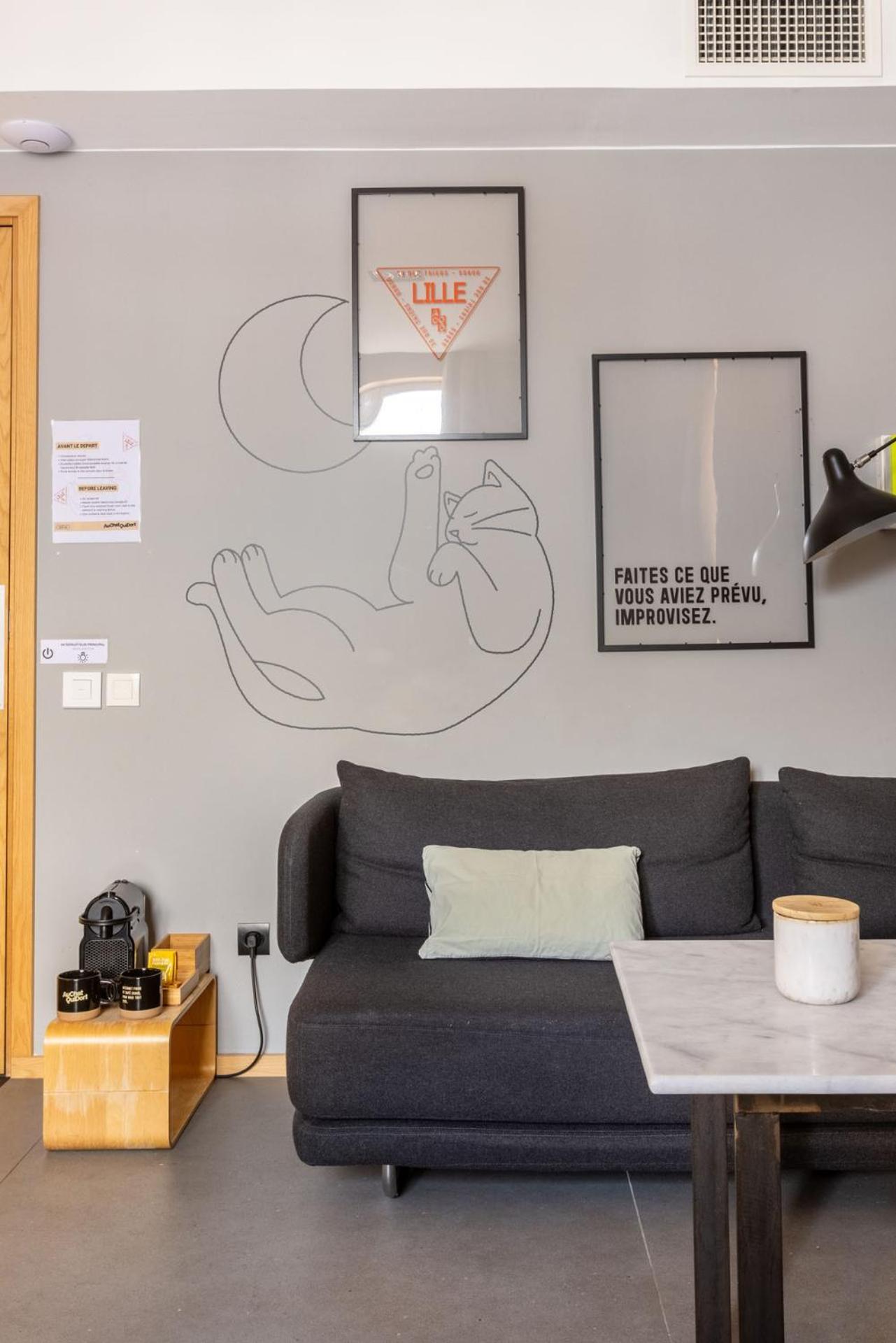 Au Chat Qui Dort Lille - Thiers Szoba fotó